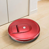 Smart Household Sweeping Robot - Efficient Cleaning - Red - Side View