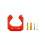 Wall Mount Holder for Xiaomi M365 Electric Scooter - Portable - Red - Top-Down View