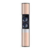 Wireless Tws Bluetooth V5.0 Earphones with Drawer Type S2 Design - Red - Side View