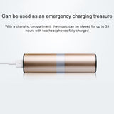 Wireless Tws Bluetooth V5.0 Earphones with Drawer Type S2 Design - Red - Rear View