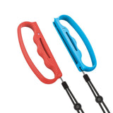 Boxing Joy-con Grip with Strap for Nintendo Switch - Red - Side View