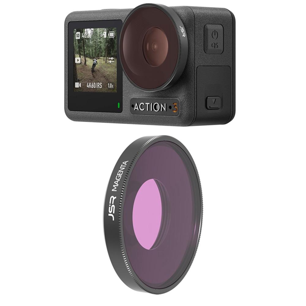 Underwater Lens Filter for Dji Action 3 - Diving - Red
