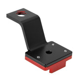 Universal Motorcycle Mount for Action Cameras - Red - Top-Down View