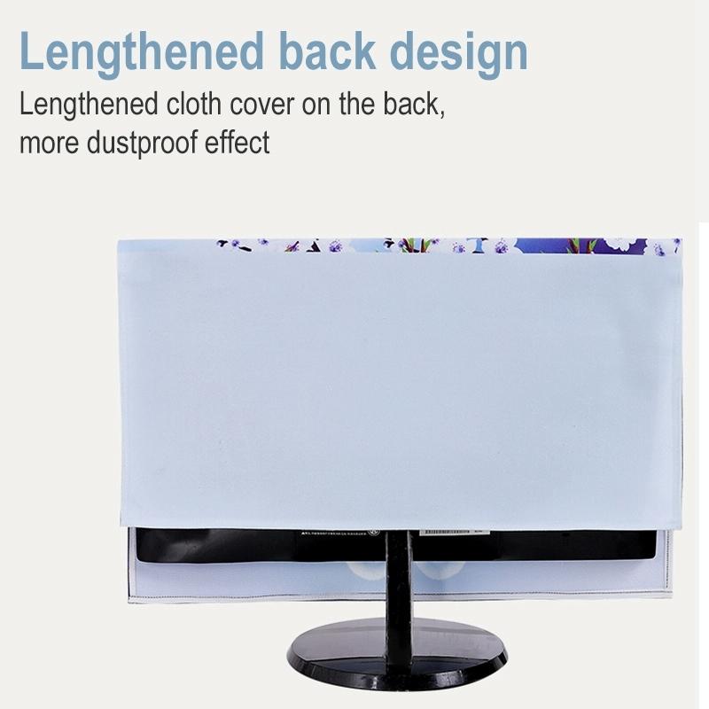 22 Desktop Computer Lcd Monitor Dust-proof Cover - Cloth Material - Lovers Swan