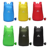 Ultralight Foldable Anti Splash Bag For Outdoor Climbing 20L Capacity Max Load 15Kg - Red
