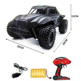 High-speed 2.4ghz Rc Off-road Car Toy - Red - Top-Down View