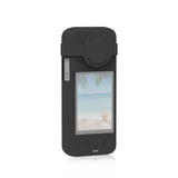 Silicone Protective Case with Lens Cover for Insta360 X3 - Red - Extra Image