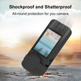 Silicone Protective Case with Lens Cover for Insta360 X3 - Red