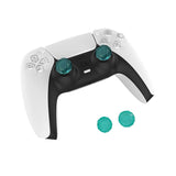 2 Pcs Diamond Texture Games Grip Caps for Ps5 - Red