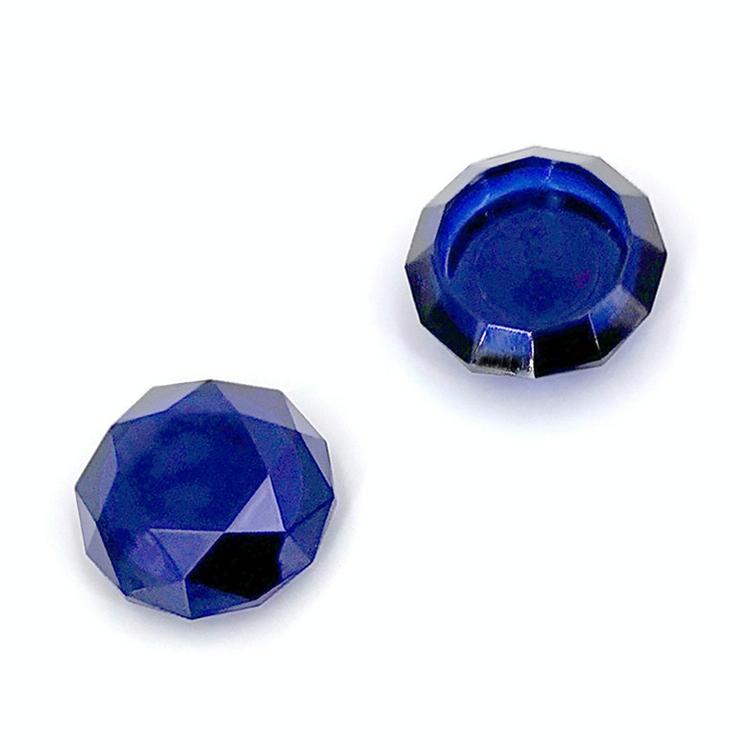 2 Pcs Diamond Texture Games Grip Caps for Ps5 - Red