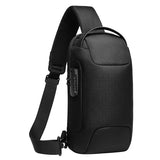 Waterproof Anti Theft Crossbody Chest Bag Men Oxford Cloth 34X18X10Cm - Red - Extra Image