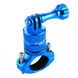 Universal Bike Handlebar Mount for Action Cameras - 360 Degree Rotation - Pu223R - Side View