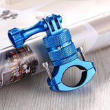 Universal Bike Handlebar Mount for Action Cameras - 360 Degree Rotation - Pu223R - Rear View