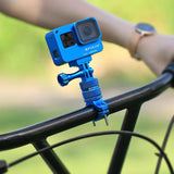 Universal Bike Handlebar Mount for Action Cameras - 360 Degree Rotation - Pu223R - Extra Image