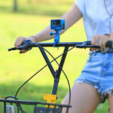Universal Bike Handlebar Mount for Action Cameras - 360 Degree Rotation - Pu223R