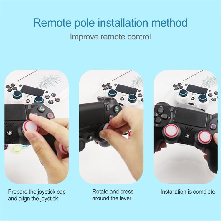 20 Luminous Silicone Gamepad Covers for Ps4 / Ps3 / Ps2 / Xbox360 / Xboxone / Wiiu - Red