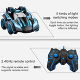 Remote Control Stunt Drift Car Toy - Creative and Electric - Red - 45-Degree Angle