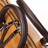 Red Pu Shoulder Bag With Tassel & Cat Pendant - Close-Up Angle
