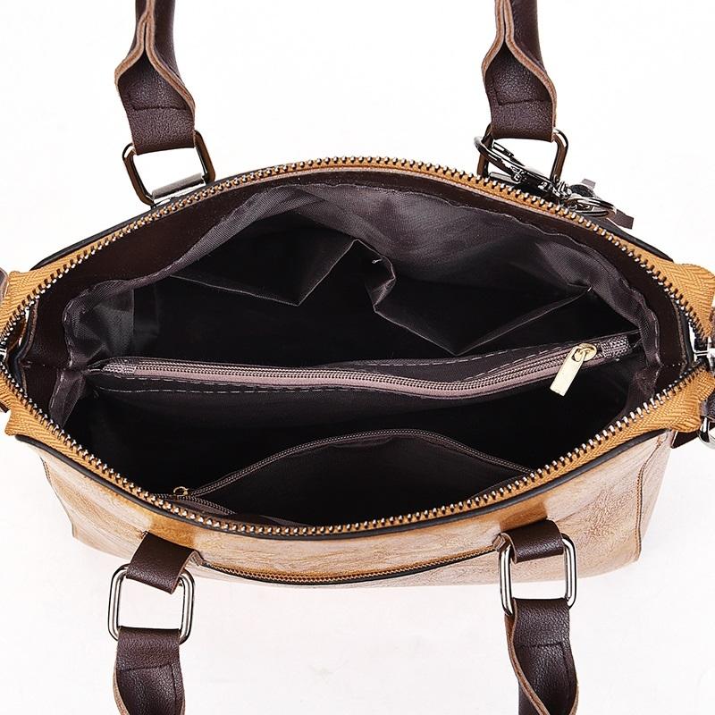 Red Pu Shoulder Bag With Tassel & Cat Pendant