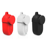 Silicone Case with Lens Cover for Insta360 Go 3 - Red - Close-Up Angle