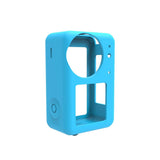 Protective Silicone Case with Lens Cap - Red - Side View