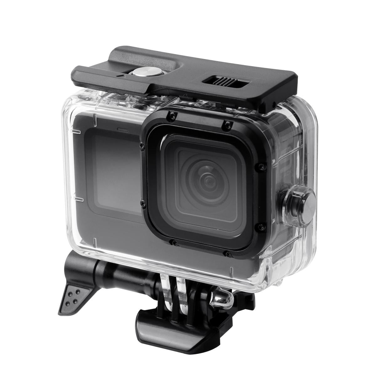 Waterproof Touch Case with Colour Lens Filter for Gopro Hero10 / Hero9 - Red