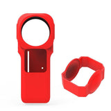 Insta360 one r 1 Inch Silicone Case with Lens Cover - Red - Side View