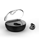 Mini Wireless Bluetooth Earphones with Charging Box - X7 4.1 - Red - Top-Down View