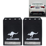 Premium Heavy Duty Molded Splash Front And Rear Mud Flaps Fender Guard Medium Size Random Pattern Delivery - Red