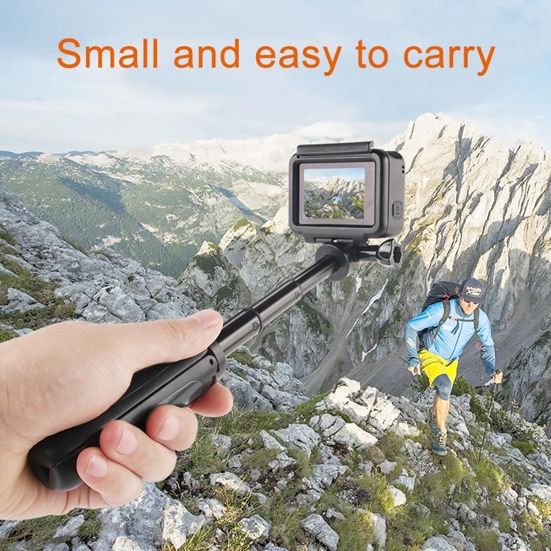 Mini Tripod for Gopro Insta360 Dji Action Cameras - Red