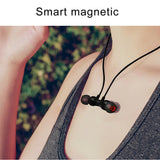 Waterproof X5 Sports Bluetooth Earbuds with Magnetic Design - Red