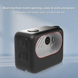 Silicone Charging Case for Insta360 Go 3 Camera - Red - 45-Degree Angle