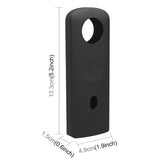 360 Camera Silicone Case with Lens Cover for Ricoh Theta Sc2 - Red - Extra Image