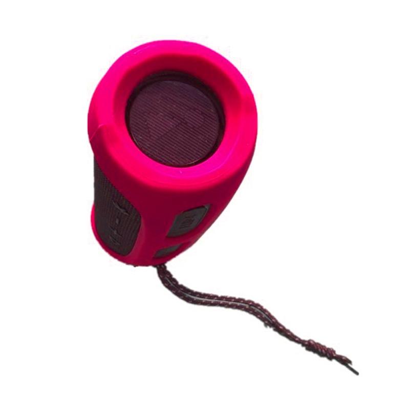 Protective Case for Jbl Flip4 Bluetooth Speaker - Portable Silica Gel - Red