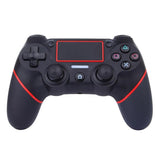 Wireless Ps4 Game Controller - Compact and Colourful - Red - Close-Up Angle
