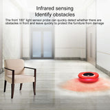 Smart Household Sweeping Robot - Fd-rsw c - Red - Close-Up Angle