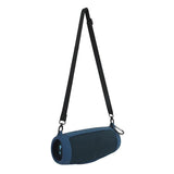 Portable Silicone Speaker Cover with Shoulder Strap & Carabiner for Jbl Charge 5 - Red - Rear View