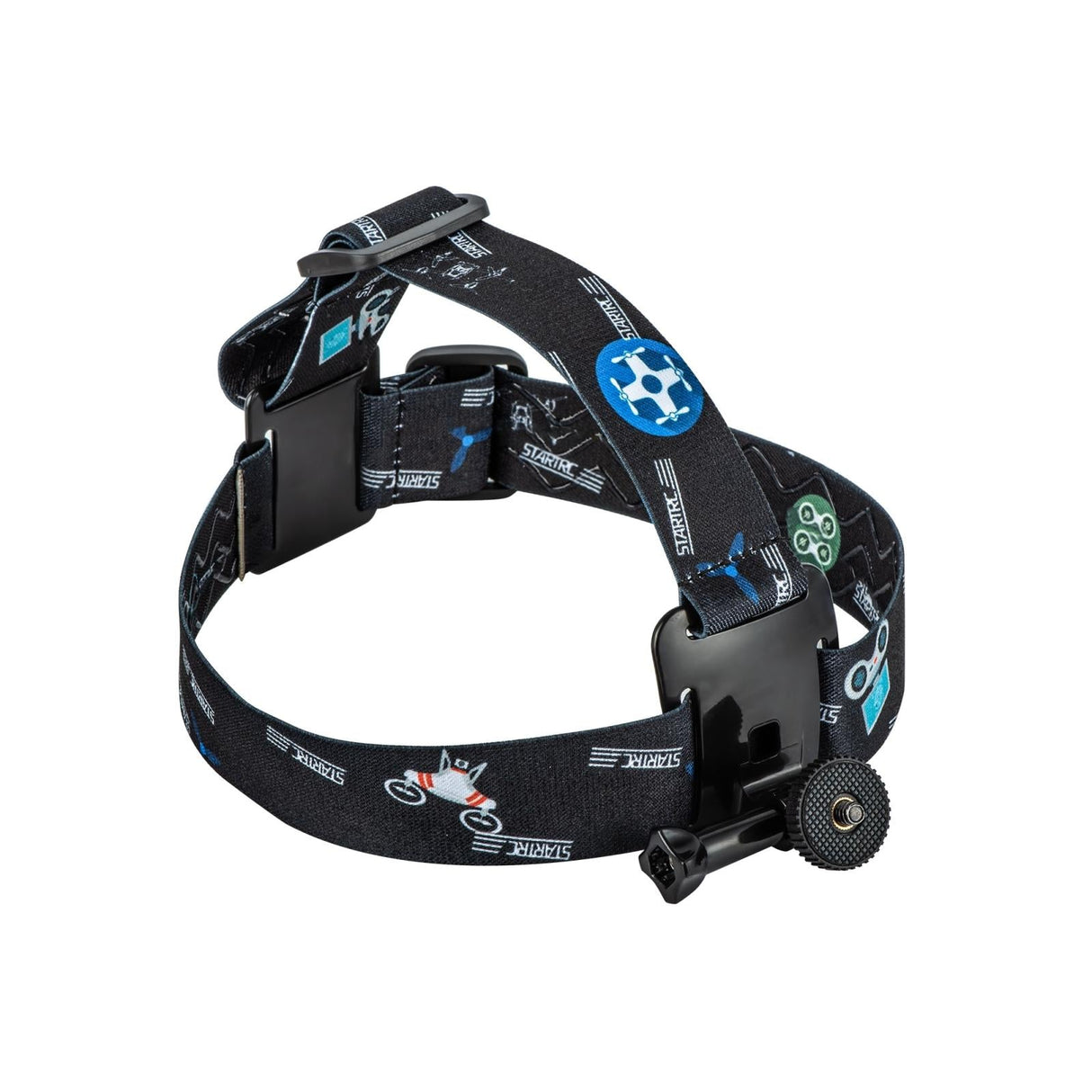 Universal Action Camera Head Strap Mount - Red