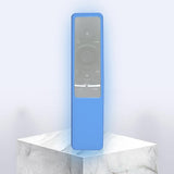 Silicone Non-slip Remote Control Cover for Samsung Smart Tv - Red - Front View