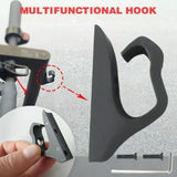 Xiaomi M365 Electric Scooter Front Hook Holder - Hawk Design - Close-Up Angle