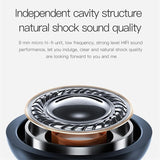 Wireless Sports Bluetooth Earphones - Binaural Hanging Type 5.0 - Red - Top-Down View