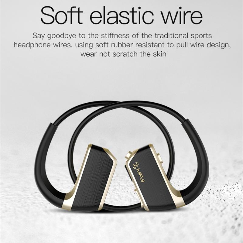 Wireless Sports Bluetooth Earphones - Binaural Hanging Type 5.0 - Red