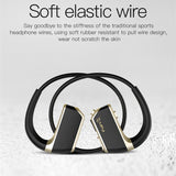 Wireless Sports Bluetooth Earphones - Binaural Hanging Type 5.0 - Red