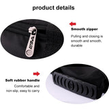 Portable Foldable Golf Ball Bag - Nylon - Black Red - 45-Degree Angle