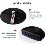 Portable Foldable Golf Ball Bag - Nylon - Black Red - Extra Image