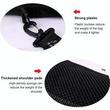Portable Foldable Golf Ball Bag - Nylon - Black Red - Extra Image