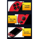 Retro Classic Handheld Game Console With 5.1 Hd Screen & 8G Memory - Supports Mp4 / Ebook - Blue + Red - Extra Image