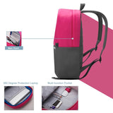 Xy Series Multi-functional Backpack for 13.3 Inch Laptop - Fashion Colour Matching - Rose Red