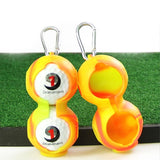 2-pack Golf Silicone Double-ball Protection Sleeves - Rose Red - Extra Image