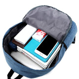 Versatile Outdoor Backpack For Notebooks And Tablets - Breathable And Casual - Rose Red - Top-Down View